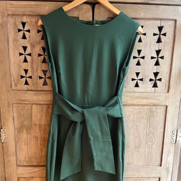Boden Jessica Ponte Knit Sheath Dress – Green – Size 8 - Picture 1 of 8